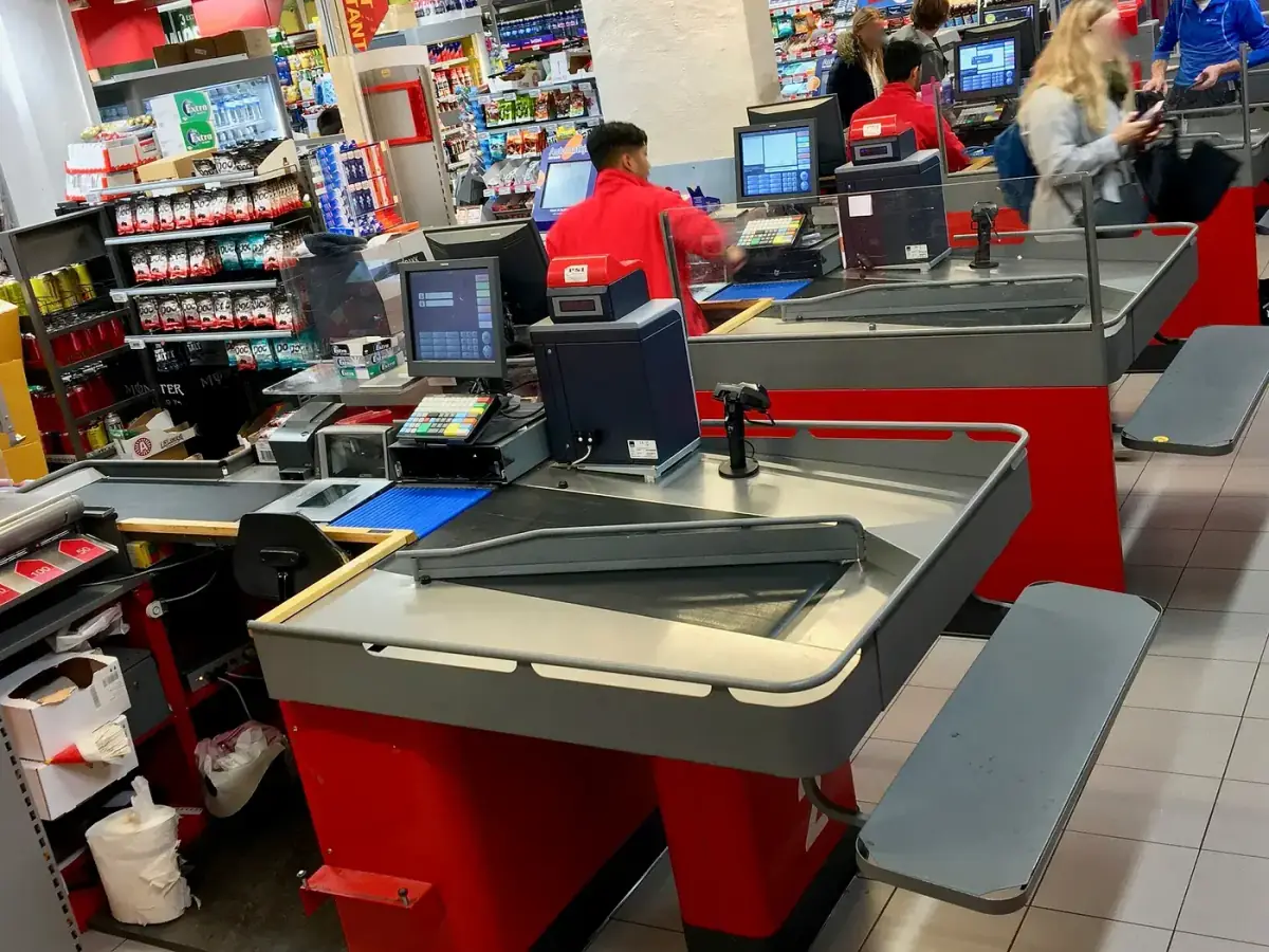 Student working a part-time retail job in Australia